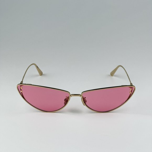 Dior MISSDIOR B1U B0N0 BRAND NEW Sunglasses Gold Pink Unisex Metal Cat Eye - Picture 9 of 14